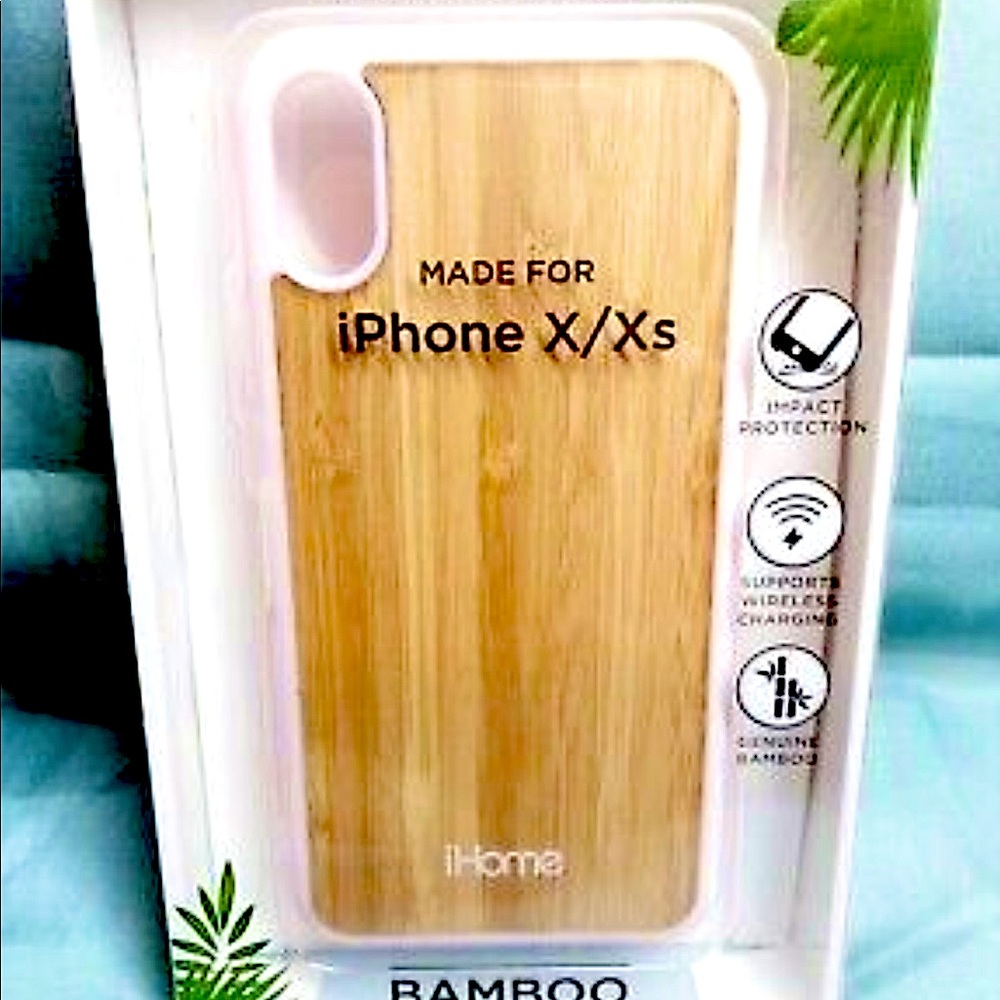 🔥 HOST PICK🔥 I home Natural Bamboo Phone Case For IPhone X/Xs